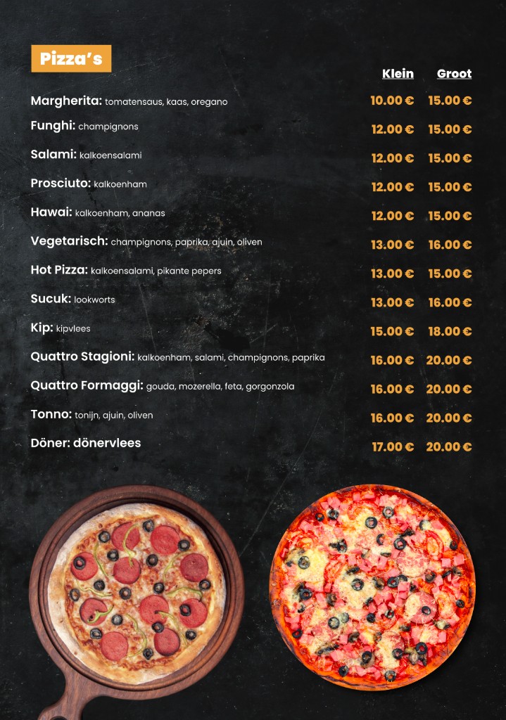 Pizza's